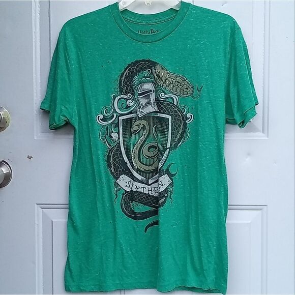 Flannel and Tee Combo Hollister Flannel Harry Potter Tee Size Men M Navy Green - Picture 3 of 10